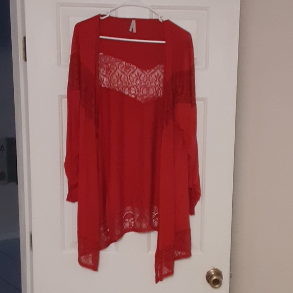 Dark orange coverup